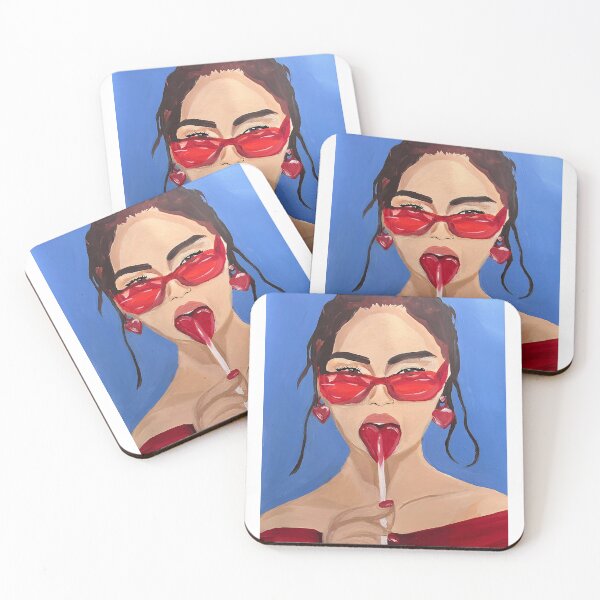 Item preview, Pop Art Heart Lollipop Portrait designed and sold by Portrait Haven.
