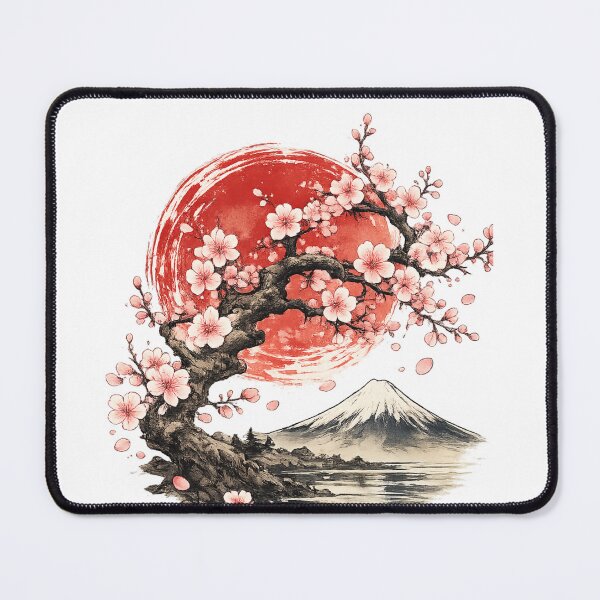 Item preview, Japanese Sakura Tree – Cherry Blossom Art | designed and sold by oatsupspace.