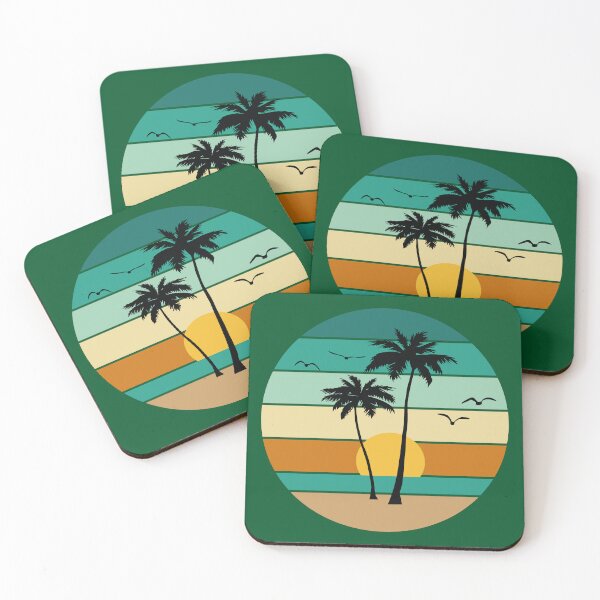 Item preview, Tropical Vibes | Retro Sunset Style designed and sold by MammothArt.