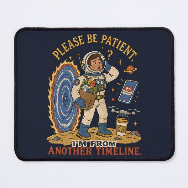Item preview, Please Be Patient I’m From Another Timeline Astronaut designed and sold by VIVID COLORS CLUB.