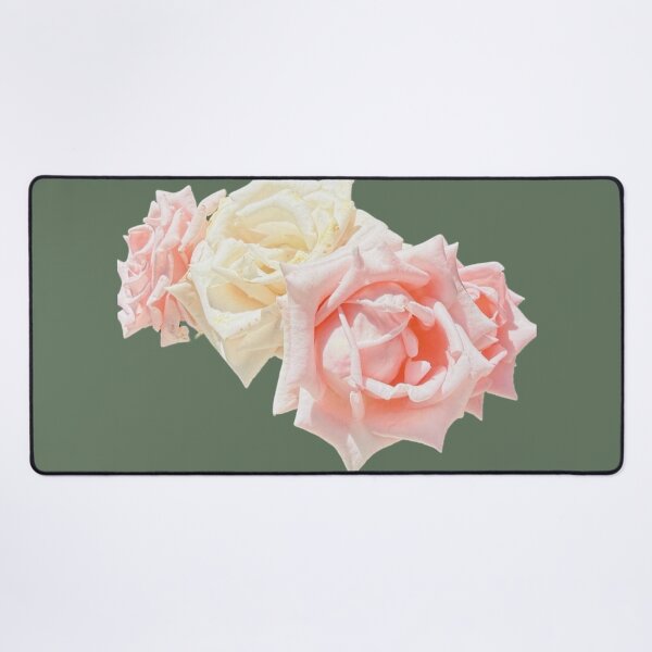 Item preview, Isolated Pink and Cream Roses Flower Graphic designed and sold by BalkanBloom.