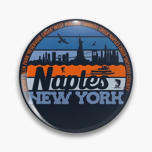 Item preview, Naples New York Sunset Retro Vintage Local Pride Logo designed and sold by CRHPOD20.