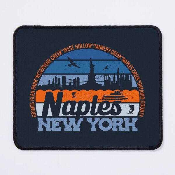 Item preview, Naples New York Sunset Retro Vintage Local Pride Logo designed and sold by CRHPOD20.
