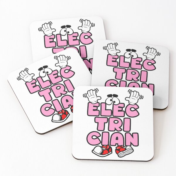 Item preview, ELECTRICIAN - WORK Words Character Bold Retro designed and sold by NFTWords.