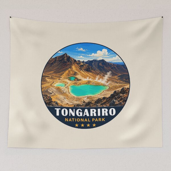 Item preview, Tongariro National Park, New Zealand | Volcanic Landscape Nature Travel designed and sold by Gideon Emmerich.