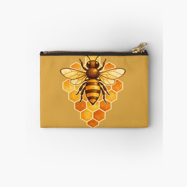 Item preview, Mid-Century Scandinavian Honeybee Illustration – Retro Geometric Design designed and sold by MagicMakerPh.