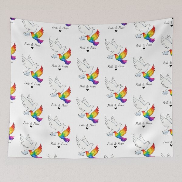 Item preview, Peace dove, peace, rainbow designed and sold by Radixbarny.