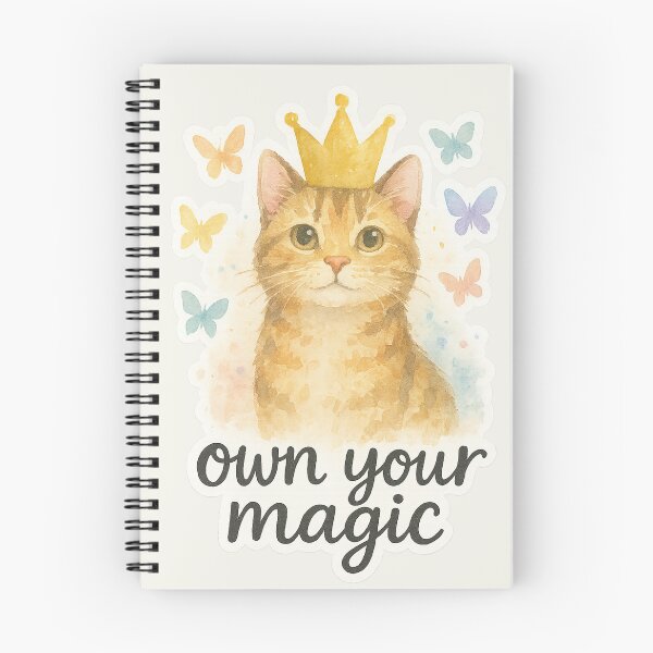 Item preview, Own your magic - cat designed and sold by Krachtvanjehart.