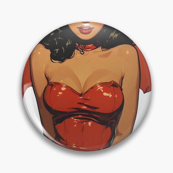 Item preview, Devil woman with red wings and horns on transparent background designed and sold by Creative88Art.