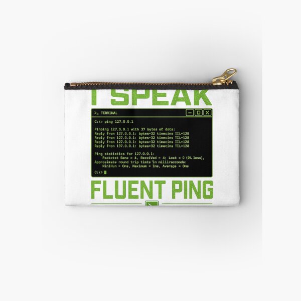Item preview, I Speak Fluent Ping IT Design designed and sold by Mosslume Studio.