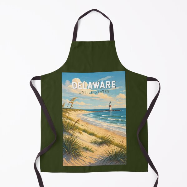 Item preview, Delaware Illustration Travel Art Vintage designed and sold by KrisSidDesigns.