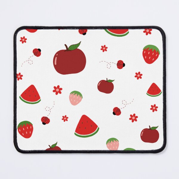 Item preview, Cute Fruit Pattern - Strawberry, Apple, Watermelon & Ladybugs Aesthetic. designed and sold by KalaPXL.