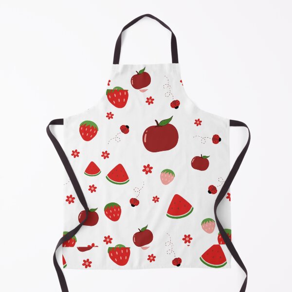 Item preview, Cute Fruit Pattern - Strawberry, Apple, Watermelon & Ladybugs Aesthetic. designed and sold by KalaPXL.
