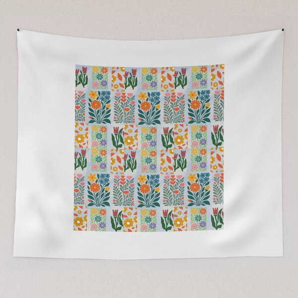 Item preview, beautiful floral art illustration in soft color designed and sold by Fabulous Sprout Designs.