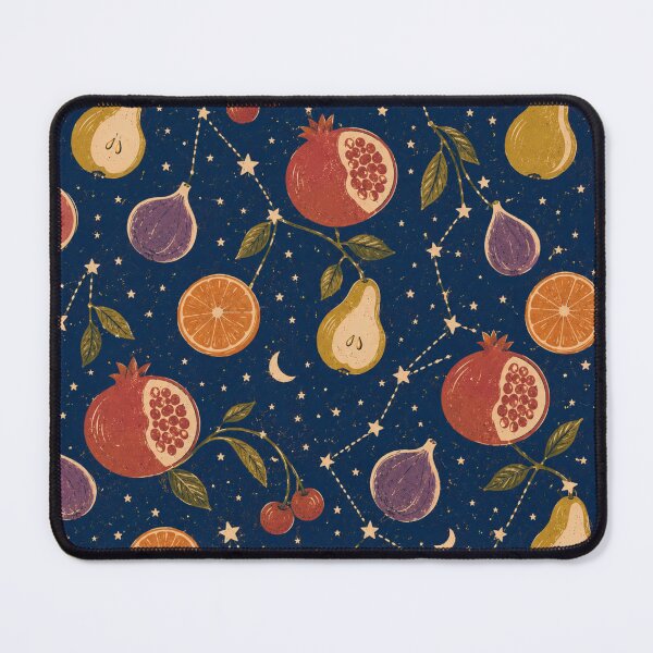 Item preview, Celestial Fruit Constellation Seamless Pattern designed and sold by VIVID COLORS CLUB.