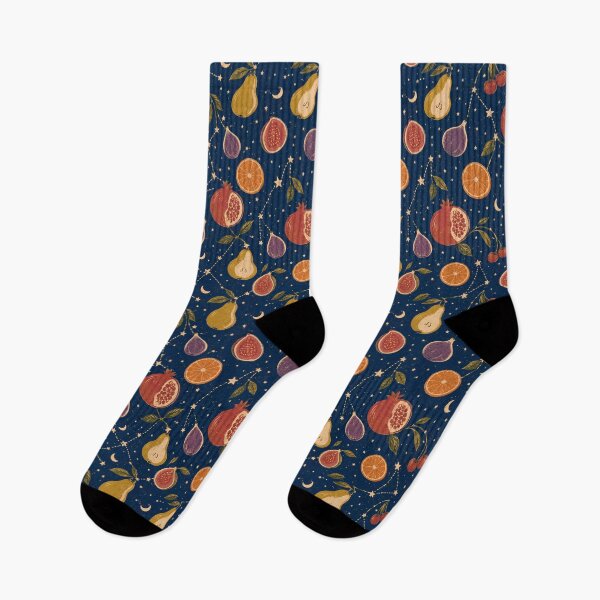 Item preview, Celestial Fruit Constellation Seamless Pattern designed and sold by VIVID COLORS CLUB.