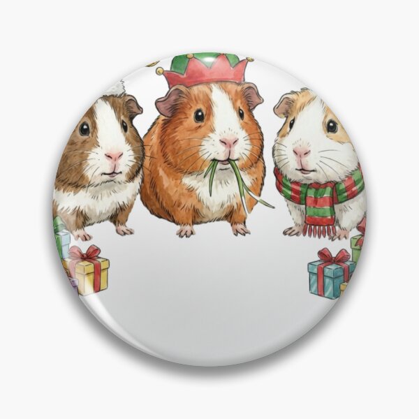 Item preview, Cute Christmas Guinea Pigs designed and sold by Blush Meadow Trading Co.