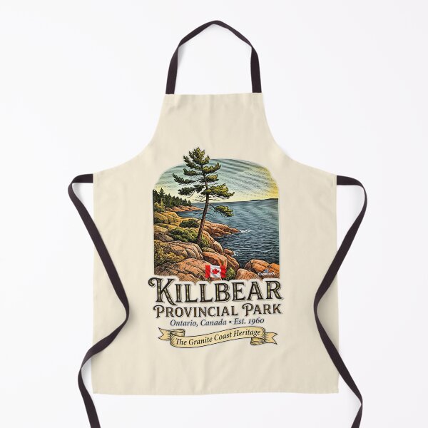 Item preview, Killbear Park Vintage Lithography designed and sold by EvergreenPark - Tee Studio.