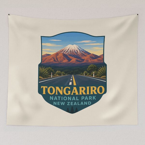 Item preview, Tongariro National Park, New Zealand | Volcanic Landscape Nature Travel designed and sold by Gideon Emmerich.
