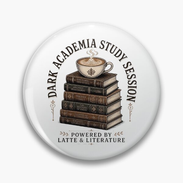 Item preview, Dark Academia Study Session Latte Aesthetic designed and sold by Coffread.