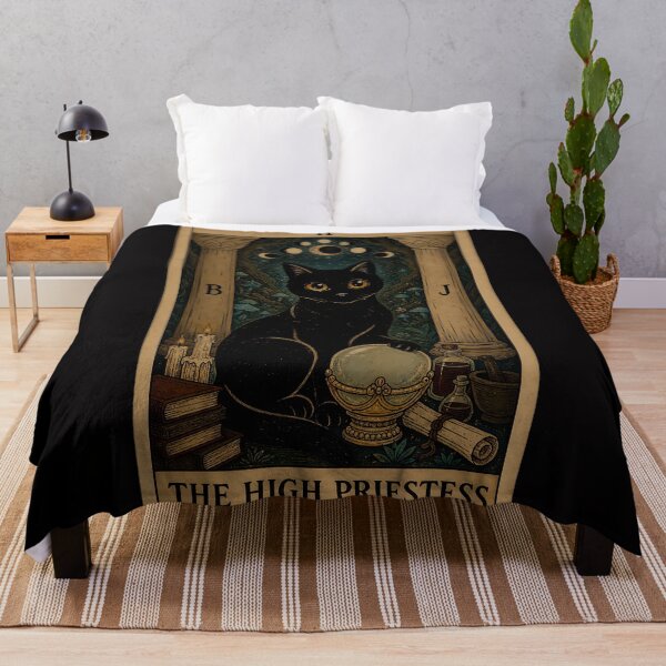 Item preview, The High Priestess Cat Lovers designed and sold by PurrfectHome.