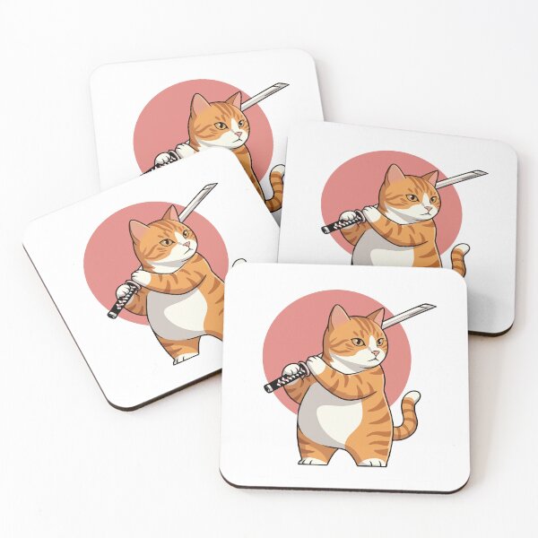Item preview, Samurai Cat designed and sold by AnteesocialTees.