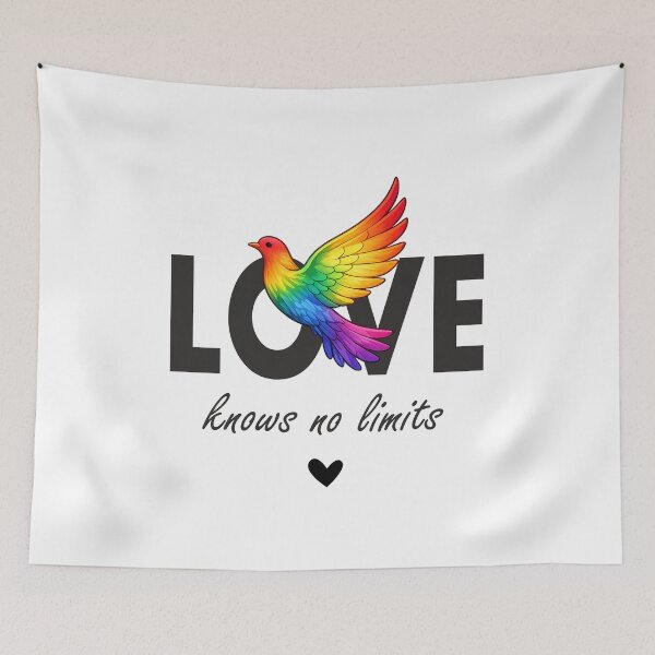 Item preview, Dear Peace Dove Rainbow Flag designed and sold by Radixbarny.