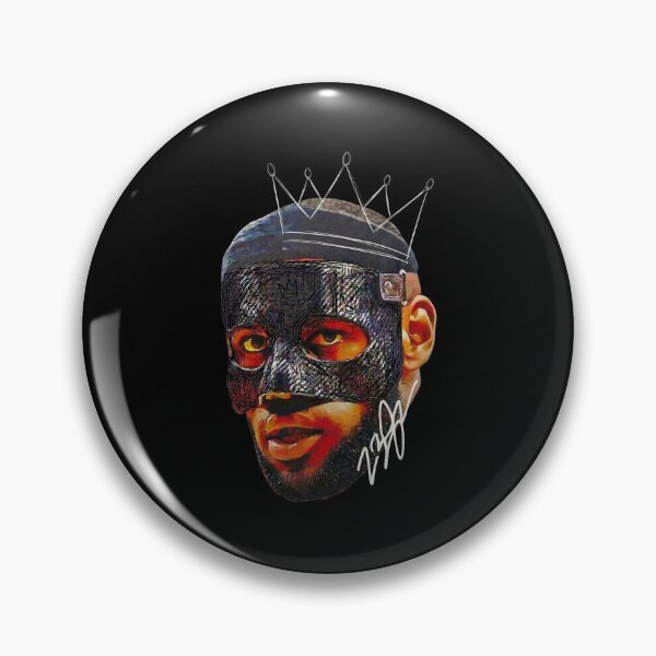 Item preview, LeBron King James Crown Masked Art designed and sold by DannieLettering.