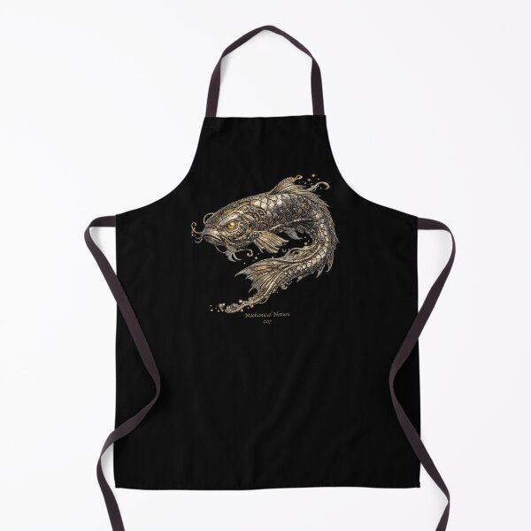 Item preview, Mechanical Nature 007 – Cybernetic Koi Fish | Biomechanical Koi | Futuristic Mechanical Japanese Art designed and sold by getpressedshirt.
