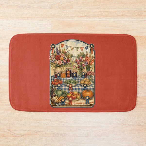 Item preview, Vintage Country Fair Illustration – Retro Prize Preserves Design Art designed and sold by MagicMakerPh.