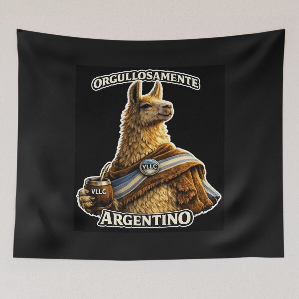 Item preview, ☀️Llama Argentina VLLC - Proudly Argentinian ?? Mate and Poncho☀️ designed and sold by VICTORY LIBERTY .