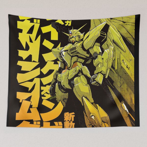 Item preview, Wing Gundam Zero Duotone Gold designed and sold by AnimeArsenalPrints.