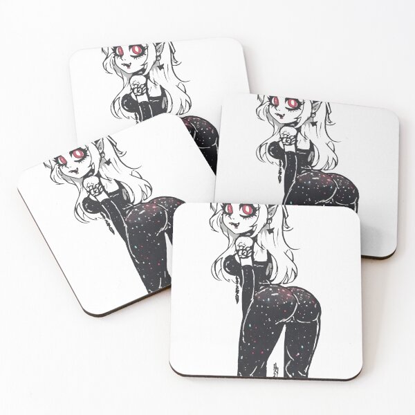 Item preview, Illustration of gothic succubus with red eyes as transparent cutout designed and sold by Creative88Art.