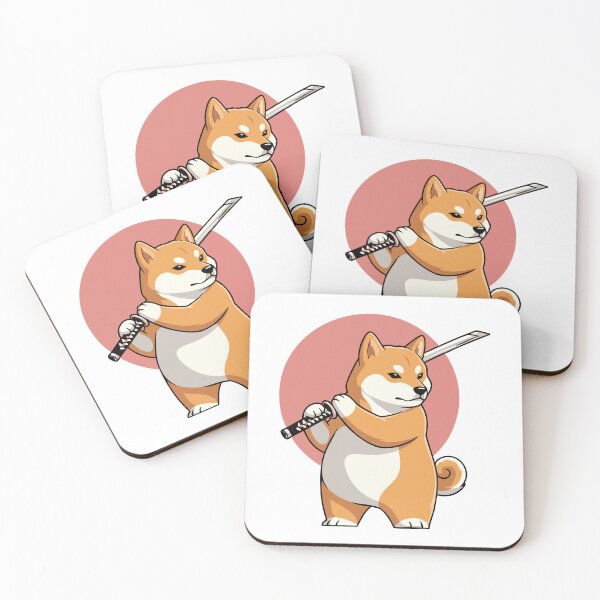 Item preview, Samurai Shiba Inu designed and sold by AnteesocialTees.