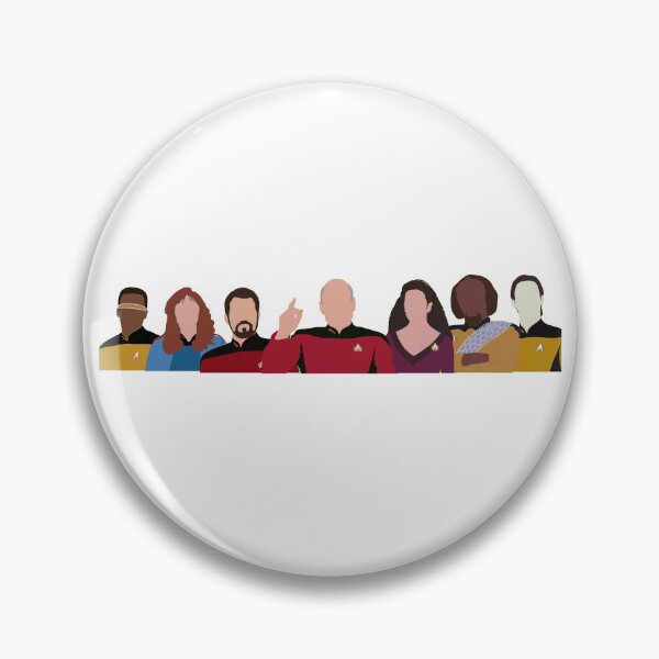 Item preview, Crew of the USS Enterprise-D Faceless Art designed and sold by RoseDesigns05.