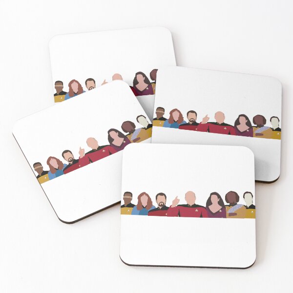 Item preview, Crew of the USS Enterprise-D Faceless Art designed and sold by RoseDesigns05.