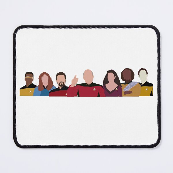 Item preview, Crew of the USS Enterprise-D Faceless Art designed and sold by RoseDesigns05.
