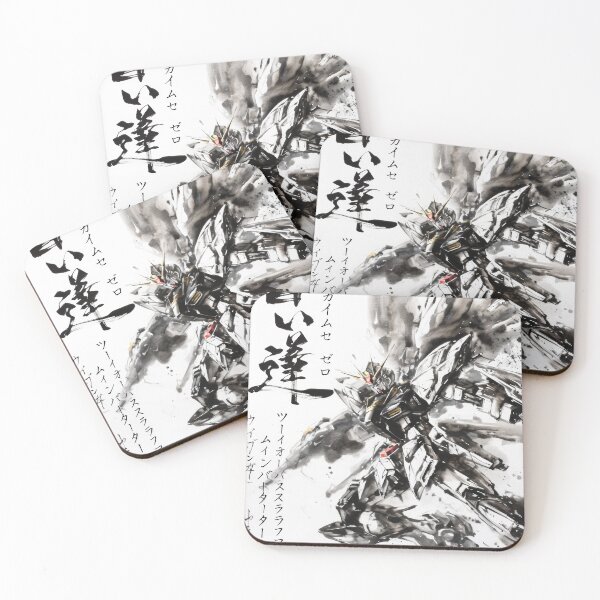 Item preview, Wing Gundam Zero Sumi-e  designed and sold by AnimeArsenalPrints.