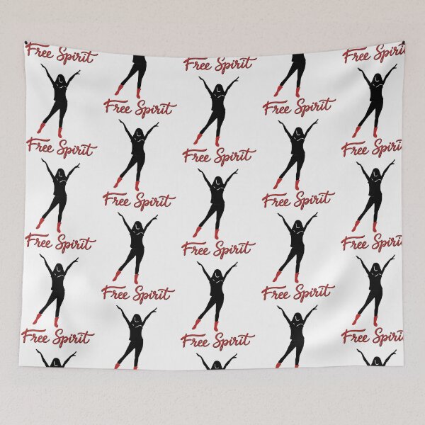Item preview, Free Spirit Silhouette In Red And Black designed and sold by dirnkmns.