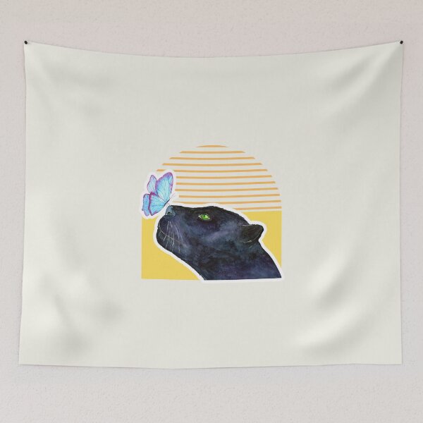 Item preview, Magic Friendship Of Black Panther And Butterfly designed and sold by FanFest.