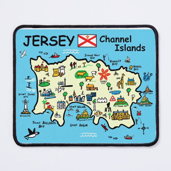 Item preview, Jersey, Channel Islands designed and sold by Traveldrawings.