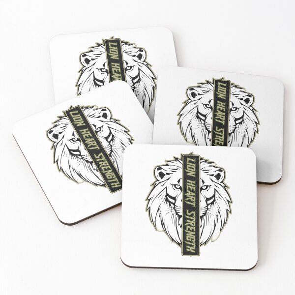 Item preview, Lion Heart Strength Christian Gym Identity designed and sold by Bezuiden.