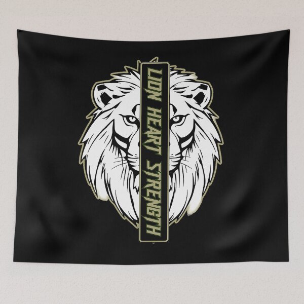 Item preview, Lion Heart Strength Christian Gym Identity designed and sold by Bezuiden.