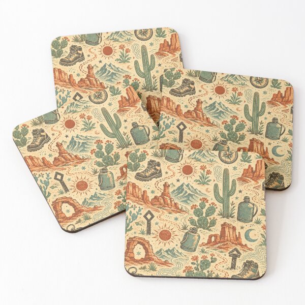 Item preview, Desert Trail Icons designed and sold by alexrow.