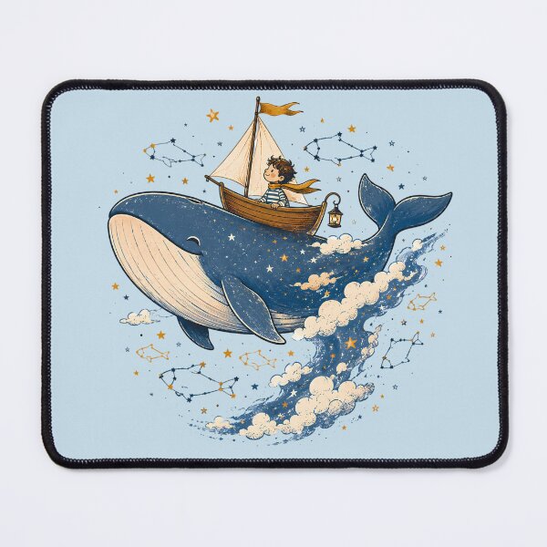 Item preview, Celestial Whale and Sailboat Storybook Adventure designed and sold by VIVID COLORS CLUB.