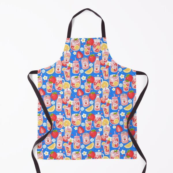 Item preview, Cute Strawberry Lemonade Seamless designed and sold by KJackArtwork.