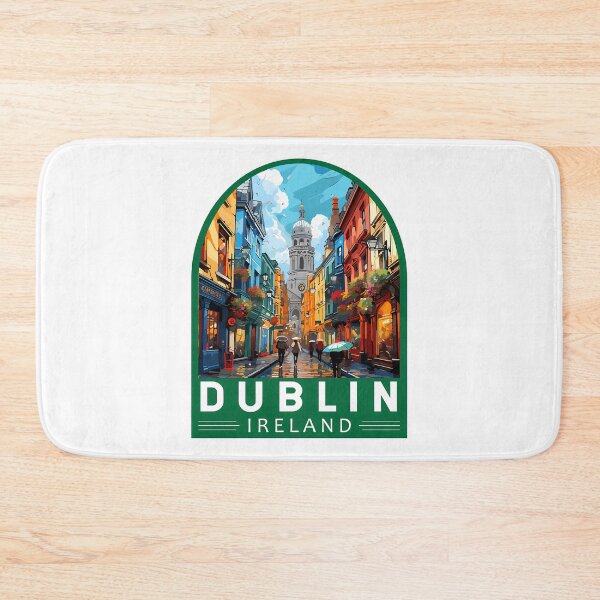 Item preview, Dublin Ireland Travel Art Emblem designed and sold by xjahwjgihi.