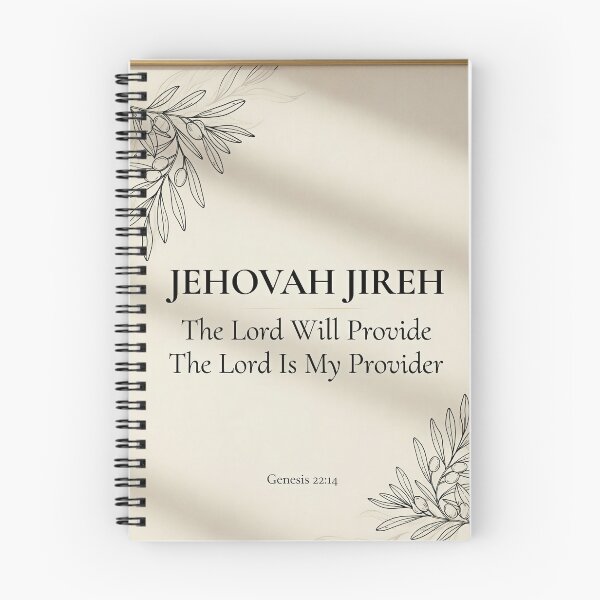 Item preview, Jehovah Jireh Genesis 22:14 - The Lord Will Provide Minimalist Wall Art, Christian Design designed and sold by KINGDOM GOLD STUDIO.
