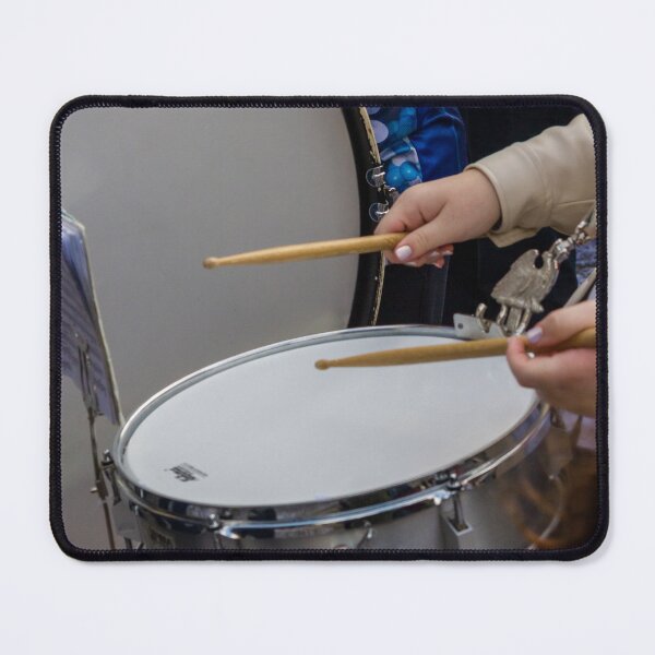 Item preview, Close-Up Of Snare Drum And Drummers Playing In A Marching Band Performance With Drumsticks designed and sold by Nmallia.