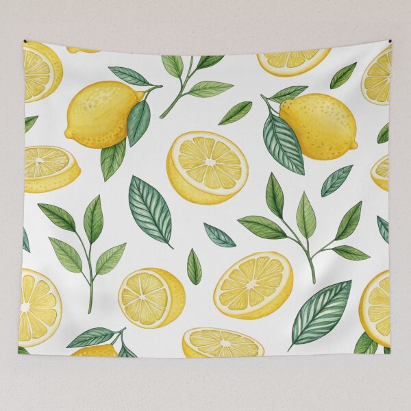 Item preview, Botanical Lemon Seamless Pattern designed and sold by Angellacelin.